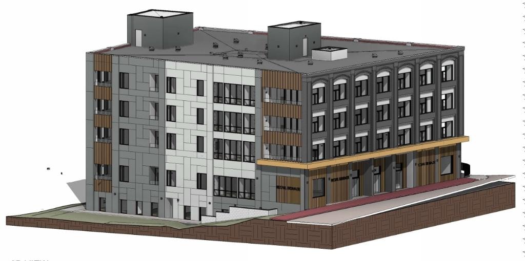 Foster Lofts 3D building rendering